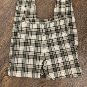 express tricot plaid leggings